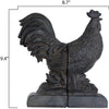 Distressed Bronze Rooster Shaped