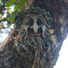 Tree Face Outdoor Statues, Whimsical Tree Face Hugger Sculptures - Suitable to Outdoor Yard Garden Tree Decor, 9"x6.5"