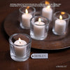 Set of 30 Unscented White Votive Candles