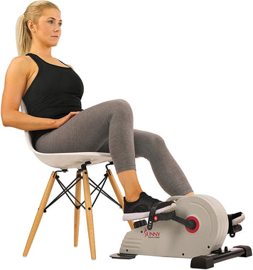 Sunny Health & Fitness Magnetic Mini Exercise Bike with Digital Monitor