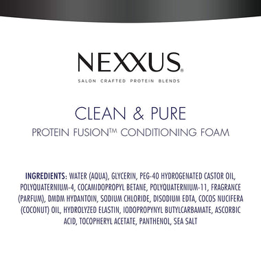 Nexxus Clean & Pure Conditioning Hair Foam Moisturizing Conditioner