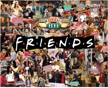 Friends TV Show Collage Jigsaw Puzzle - 1000 Pieces - 30in x 24in