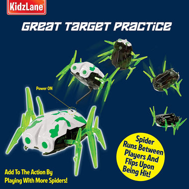 Laser Spider Target – Robot Bug Crawls Around
