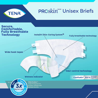 Tena ProSkin Unisex Incontinence Adult Diapers