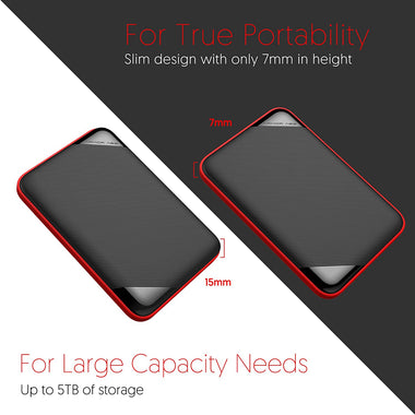Silicon Power 1,2,4,5TB Rugged Armor A62S Shockproof