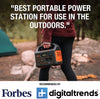 Portable Power Station Explorer 300, 293Wh Backup Lithium Battery, 110V/300W Pure Sine Wave AC Outlet