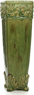 Hosley's 16" High Green Ceramic Floor Vase