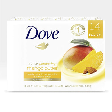 Dove Beauty Bar To Moisturize Dry Skin With Mango Butter More Moisturizing