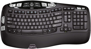 Logitech K350 Wireless Wave Keyboard with Unifying Wireless Technology
