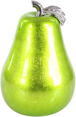 Deco  Riveting Ceramic Green Pear