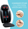 2-in-1 Shiatsu Massage Cushion and Cordless Body Massager