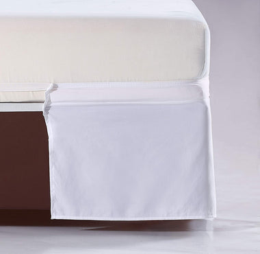 DE MOOCCI Wrap Around Style Tailored Bed Skirt