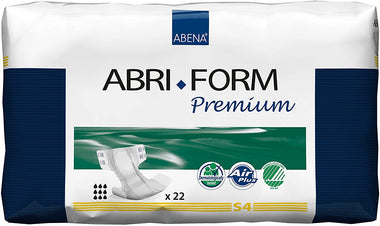 Abri-Form Premium Incontinence Briefs, Small, S4, 22 Count
