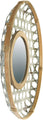 Round Metal Wall Wood Frame
