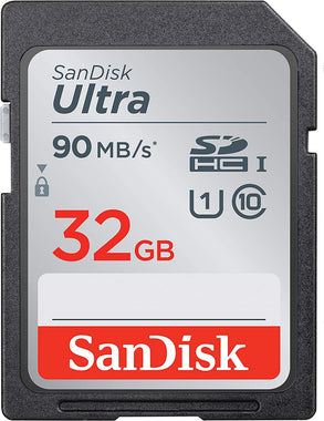 SanDisk 32GB (3-Pack) Ultra SDHC UHS-I Memory Card