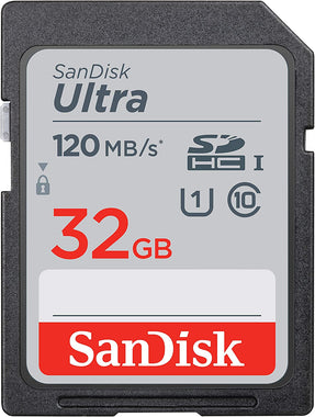 SanDisk 32GB 3-Pack Ultra SDHC UHS-I Memory Card