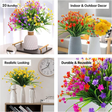 Artificial Flowers Outdoor Fake Flowers