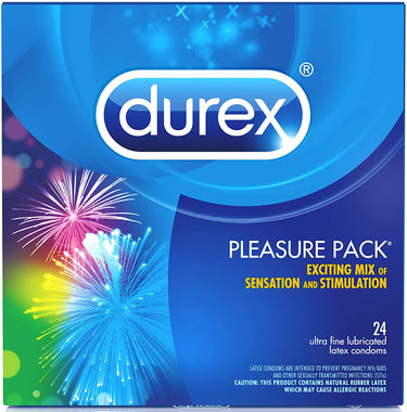 Durex Pleasure Pack 24 Count