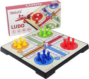 KIDAMI Ludo Magnetic Board Game Set