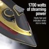 CHI Steam Iron for Clothes with Titanium Infused Ceramic Soleplate