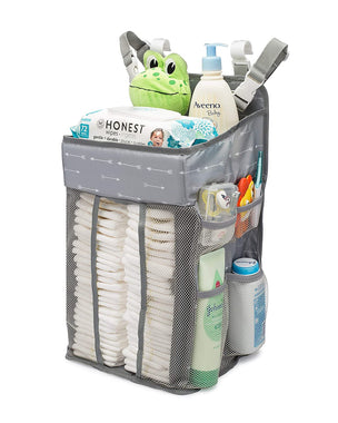 Piczel Hanging Nursery Organizer and Baby Diaper Caddy
