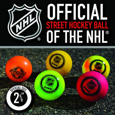 Street Hockey Balls - Outdoor NHL Hockey Balls - Low Bounce