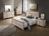 Roundhill Imerland Contemporary White Wash Finish Bedroom Set (6-Piece)