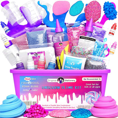 Original Stationery Unicorn Slime Kit Supplies Stuff for Girls – Geoffs Club