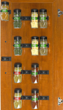 SimpleHouseware Spice Gripper Clips Strips Cabinet Holder