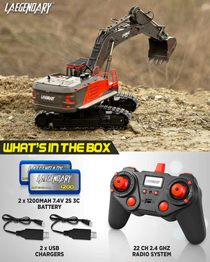 Scale Large Remote Control Excavator Toy