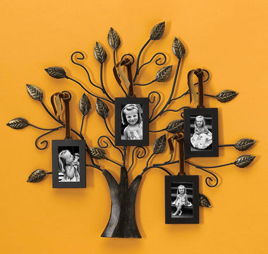 Picture Family Tree with 4 Hanging Photo Frames