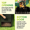 Garden Composter Bin Made from Recycled Plastic – 95 Gallons (360Liter)