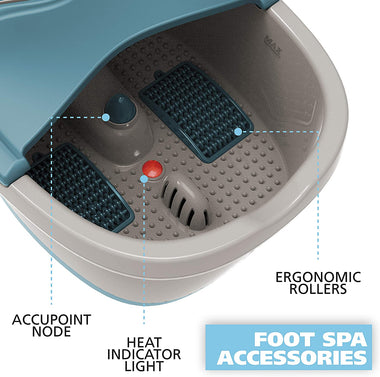Therapeutic Extra Deep Foot & Ankle Heated Bath Spa with Heat