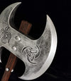 LOOYAR Middle Ages Medieval Two Handed Axe