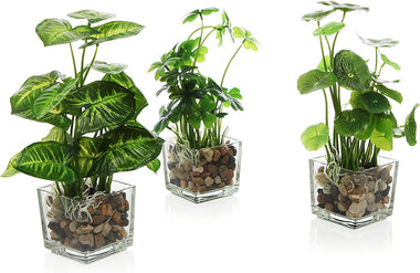 MyGift Set of 3 Artificial Plants