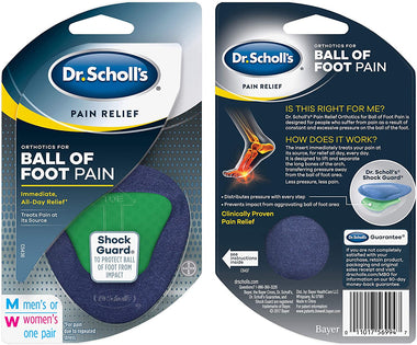 Dr. Scholl’s Pain Relief Orthotics for Ball of Foot Pain, 1 Pair - One size fits all