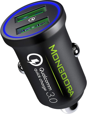 Metal Car Charger by - Qualcomm Quick Charge 3.0