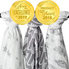 Swaddle Blankets 3 Pack Large 47x47in Baby Blanket