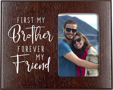 First My Brother Forever My Friend Wood Picture