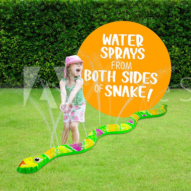 Splashin'kids Outdoor Snake Sprinkler Blast Toddler
