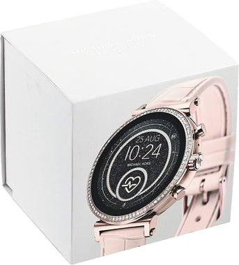 Michael Kors Access MKT5041 Sofie Bracelet Display Smart Watch In Rose Gold Pink 42mm  ASOS