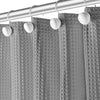Gray Fabric Shower Curtain for Bathroom