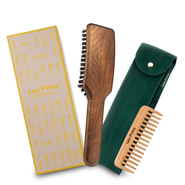 Leo Prinz Boar Bristle Hair brush set, model Angel