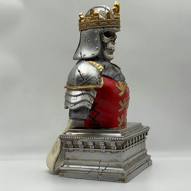 LOOYAR Resin Medieval King Sculpture Ornament