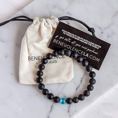 Benevolence LA Mens Beaded Bracelet | Semi Precious Gemstone