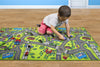 Kids Carpet Playmat Rug City Life Great for Playing with Cars and Toys