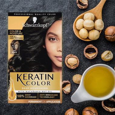 Schwarzkopf Keratin Color, Color & Moisture Permanent Hair Color