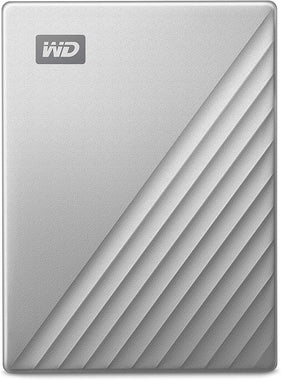 WD 4TB My Passport Ultra Silver Portable External Hard Drive, USB-C