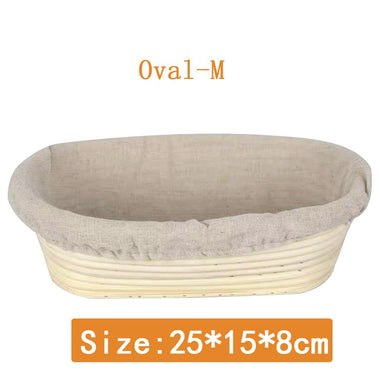 Rattan Bread Proofing Basket Natural Oval
