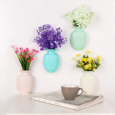 Silicone Wall Hanging Plant Vases Nordic Style Living Room Flower